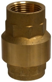 1/4 BRASS IN-LINE CHECK VALVE