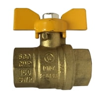 3/4 TEE HANDLE FP BALL VALVE-600