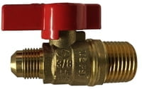 1/2 MIP X 1/2 FLARE CSA GAS BALL VALVE