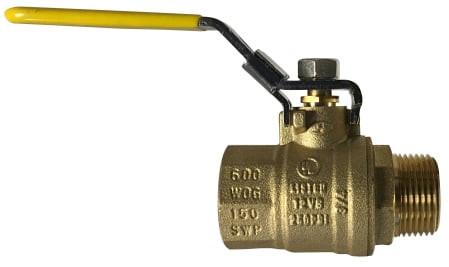 1/4 LOCKING HNDL MALE X FEMALE BALLVALVE