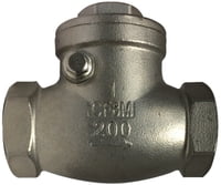 1/2 316 SS SWING CHECK VALVE