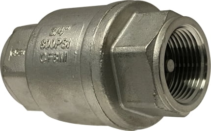 1/4 SS IN-LINE CHECK VALVE