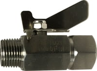 1/4 MIP X FIP S.S. MINI BALL VALVE