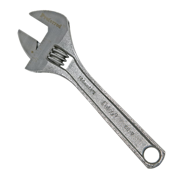 PROFERRED STANDARD ADJUSTABLE WRENCH, CHROME FINISH - 4",CHROME