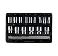 PROFERRED 1/2" DRIVE STANDARD METRIC SOCKET SET - 12 PIECE 12 POINT DEEP Metric