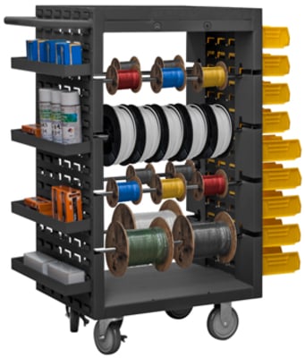 Mobile Wire Cart, Durham Mfg