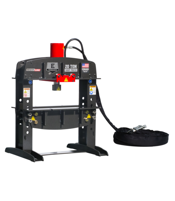 20T SHOP PRESS AND 3PH/230V PORTABLE POW