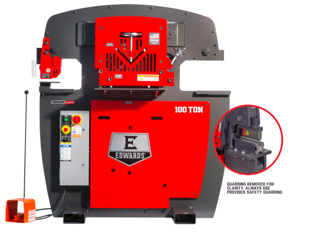 100T IW 230V,3PH, 10IN BRAKE