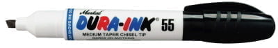 Dura-Ink Felt-Tip Markers, Black, 1/4 in, Felt