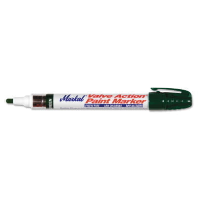 Valve Action® Paint Marker, Green, 1/8 in, Medium