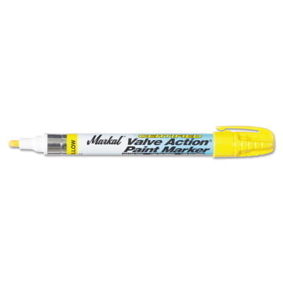 Valve Action® Certified Paint Marker, Yellow