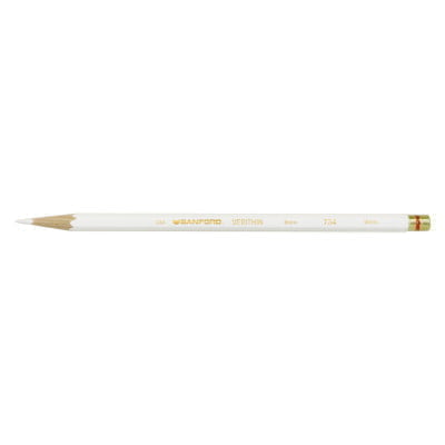 Prismacolor Verithin Art Pencils, Hard, White