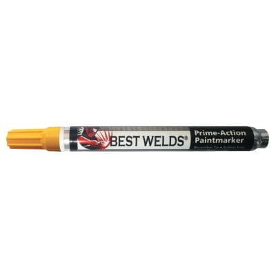 Prime-Action™ Paint Marker, Reversible Chisel/Bullet Tip, Yellow