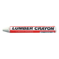 #200 Lumber Crayons, 1/2 in, White