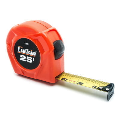 Hi-Viz Power Return Tape Measures, 25 ft, SAE, A5, Hi-Viz Orange