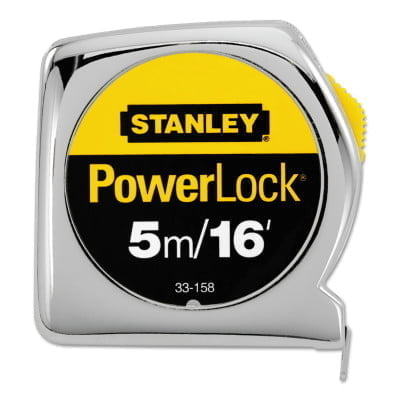 Powerlock® Tape Rules 3/4" Wide Blade, 3/4 in x 5 m/16 ft