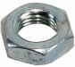 M3-0.5 JAM HEX NUT DIN 439 STEEL Z