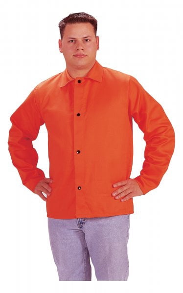 Orange Flame Retardant Cotton Jacket, 36" Length