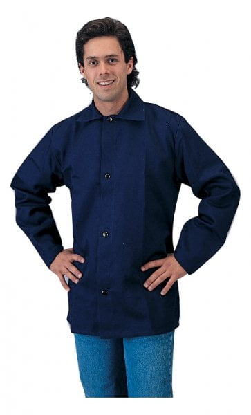 Blue Flame Retardant Cotton Jacket, 30" Length