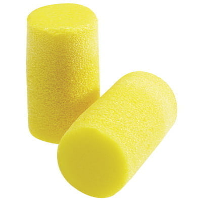 E-A-R Classic Plus Foam Earplugs, PVC, Yellow, Uncorded - 200 Pairs