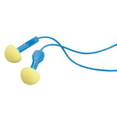 E-A-R Express Pod Plugs Earplugs, Polyurethane, Blue, Uncorded - 100 Pairs