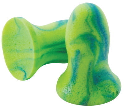 Meteors Earplugs, Foam, Green, Uncorded, Small - 200 PAIRS