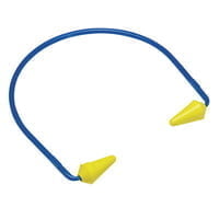 Caboflex Model 600 Hearing Protectors, ABS, PVC, Silicone, Yellow, Banded - QTY. 10