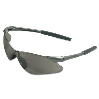 V30 Nemesis* VL Safety Eyewear, Smoke Lens, Anti-Scratch, Gunmetal Frame, Nylon