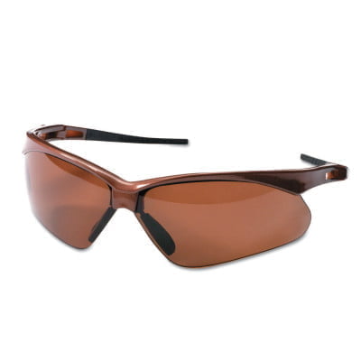 V30 Nemesis* Polar Safety Eyewear, Brown Lens, Anti-Scratch/Polar, Brown Frame, QTY. 12