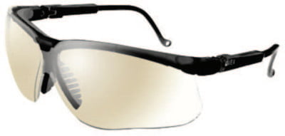 Genesis Eyewear, SCT-Reflect 50 Lens, Polycarbonate, Ultra-dura, Black Frame