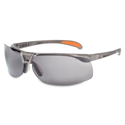 Protégé Eyewear, Gray Lens, Polycarbonate, Hard Coat, Sandstone Frame, Nylon