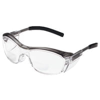 Nuvo Reader Protective Eyewear, +2.0 Diopter, Clear Anti-Fog Lens, Gray Frame - Qty. 20