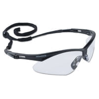 V30 Nemesis Safety Eyewear, Clear Anti-Fog Lens, Black Frame