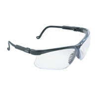 Genesis® Eyewear, Clear, Polycarbonate, Ultra-dura®, Black