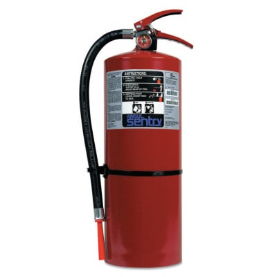 SENTRY Dry Chemical Hand Portable Extinguishers, Class ABC, 5 lb Cap. Wt.