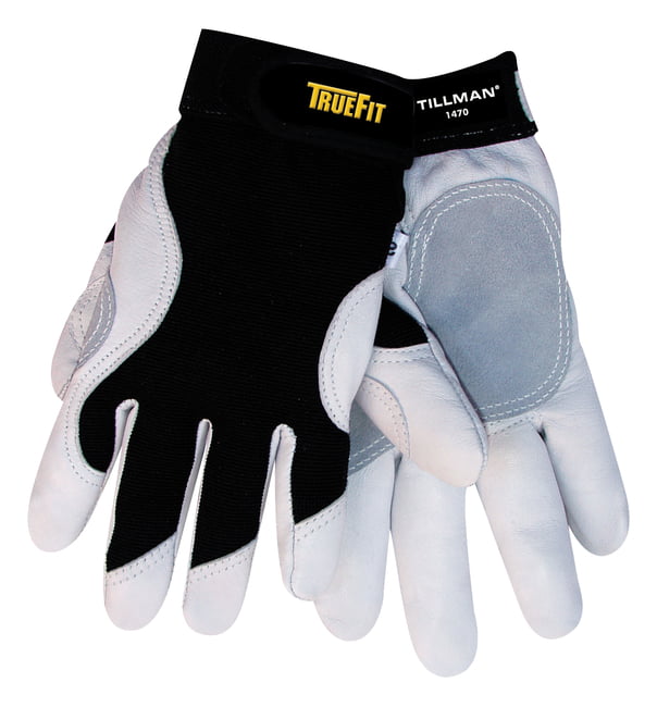 890216 Goatskin Palm, Spandex Back Truefit Gloves - Not Designed for Welding - VENDING MACHINE