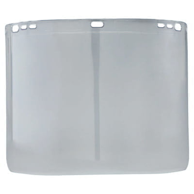 138-29087 F20 Polycarbonate Face Shields, Unbound, Clear, 15 1/2 in x 8 in