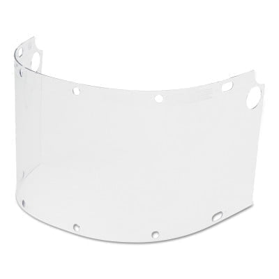 Faceshield Windows for Dual Crown Series, FM400/FM500, 16.5" X 8", Clear