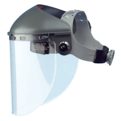 High Performance Faceshield Headgears, 4 in Crown, 3C Ratchet