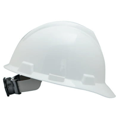 V-Gard Protective Caps, Fas-Trac Ratchet, Cap, White, Large