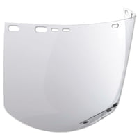 F30 Acetate Face Shields, 9154 CHIN, Clear, 15.5" x 9"