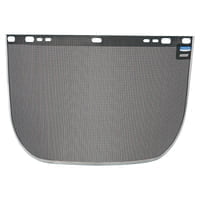 F60 Wire Face Shields, Black, 40-Large Mesh, 15 1/2 in x 9 in