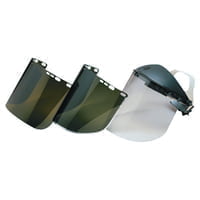 F30 Acetate Face Shield, 34-41 Acetate, Green-Light, 15-1/2 in x 9 in