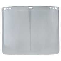 138-29087 F20 Polycarbonate Face Shields, Unbound, Clear, 15 1/2 in x 8 in