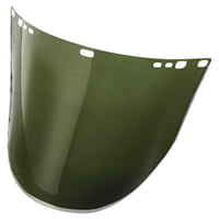 F30 Acetate Face Shield, 34-42 Acetate, Green-Dark, 15-1/2 in x 9 in