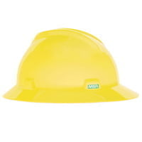 V-Gard Protective Hats, Fas-Trac Ratchet, Hi-Viz Yellow-Green