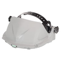 Defender+ Faceshield Frames,Elevated Temperature,Gray,Headgear,13 1/4 x 4 3/4 in