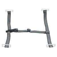 Chinstrap, Attaches to Suspension, Polyester; Elastic Strap