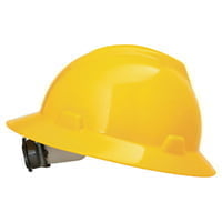 V-Gard Protective Hats, Fas-Trac Ratchet, Hat, Yellow