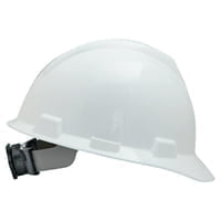 V-Gard Protective Caps, Fas-Trac Ratchet, Cap, White, Large